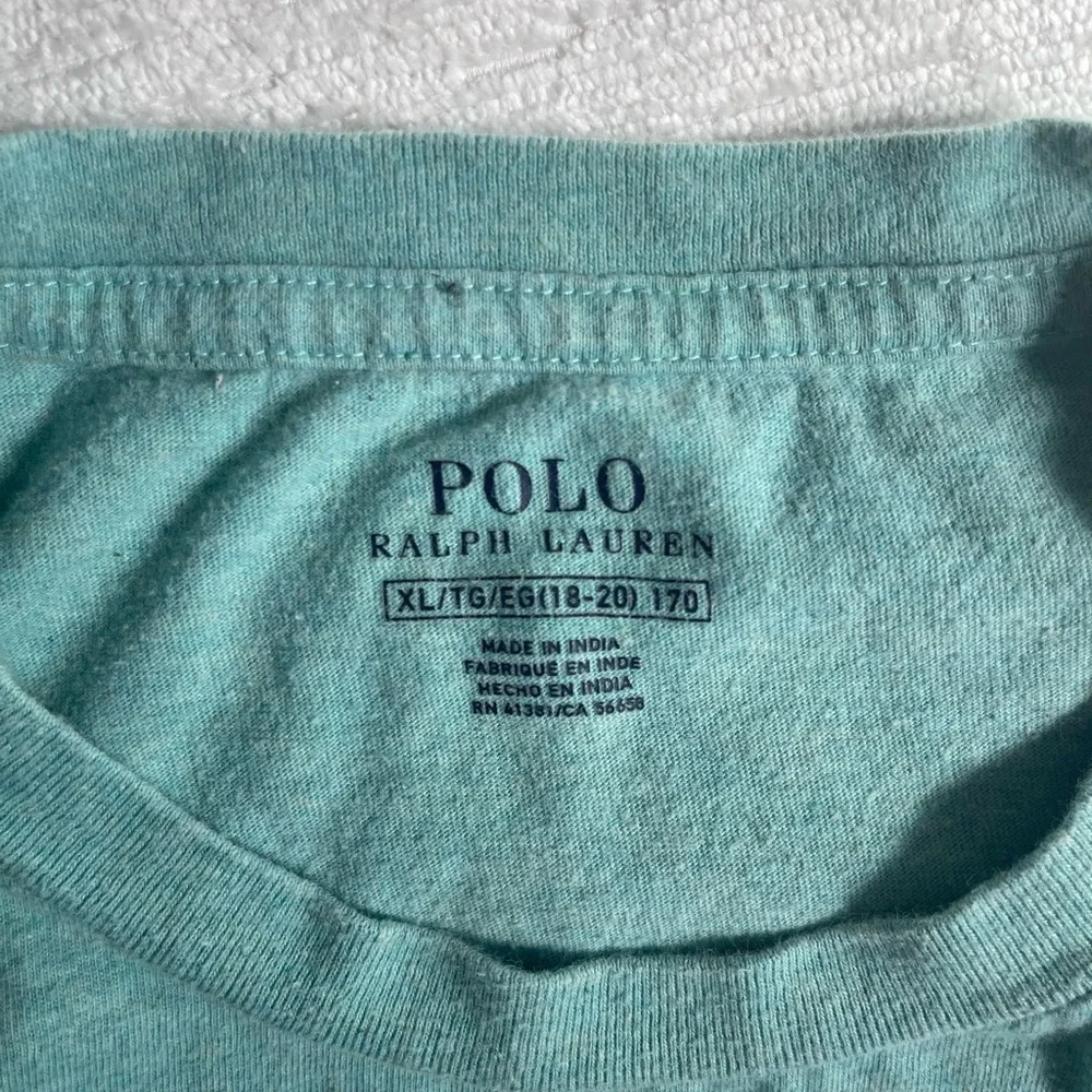 Boy’s Ralph Lauren Crewneck & V-Neck Tee Bundle - Orange, blue, gray